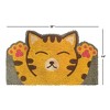RugSmith Multi Machine Tufted Happy Cat Doormat - 2 of 4