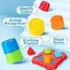 Nesting and Stacking Cups with Shape Sorter, Sorting Game for Toddlers Ages 1-3 - 3 of 4