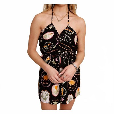 Women's Bella Ciao Halter Romper - day + moon