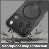 Vena For Apple iPhone 17 Pro Max Case Magsafe, Magnetic Shockproof Translucent Back Slim Protective Phone Case, Black - 4 of 4