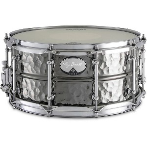 Dixon Artisan Bissonette Signature Black Nickel-Plated Hammered Brass Snare Drum 14 x 6.5 in. - 1 of 1