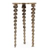 Wrens Handcrafted Boho Industrial Aluminum Side Table Antique Brass - Christopher Knight Home - 2 of 4