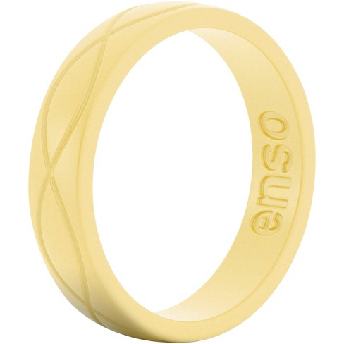 Enso Rings Halo Elements Series Silicone Ring - 7 - Diamond