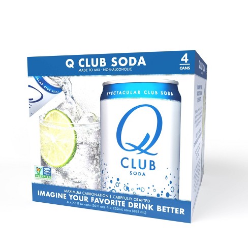 Q Mixers Club Soda - 4pk/7.5 Fl Oz Cans : Target