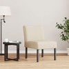 vidaXL Modern Slipper Chair - Comfortable Lounge Chair with Supportive Backrest and Padded Seat, - 2 of 4