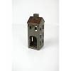 Ceramic Village Houses, 12" Tall, Hand-Painted Glazed Finish, Multicolor Decorative Holiday Set of 6 by Kalalou - 4 of 4