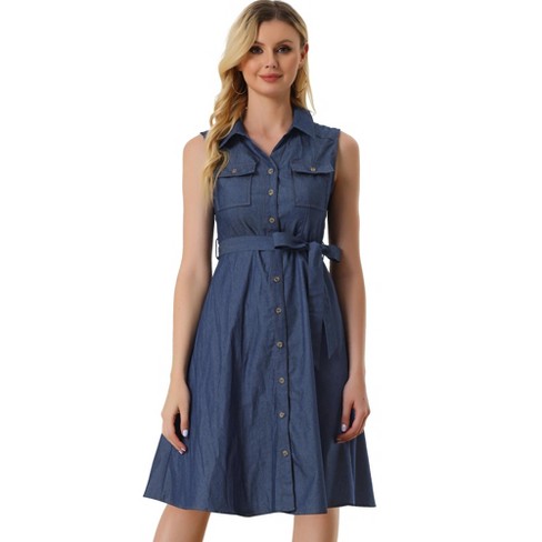 Chambray dress outlet target