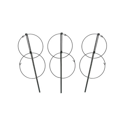 Bosmere 15" diameter Wrapround Plant Support with 36" Legs - Set of 3