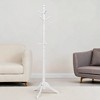 Solid Wood Coat Rack and Stand, Free Standing Hall Coat Tree with 10 Hooks for Hats, Bags, Purses, for Entryway, Hallway, Rubberwood - 3 of 4