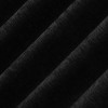 40"x96" Sun Zero Isidora Velvet Magnetic Closure 100% Blackout Grommet Curtain Panel Black - 4 of 4