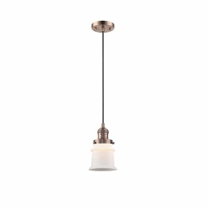 Canton - 1 Light Cord Hung Mini Pendant In Industrial Style-10 Inches Tall and 5.25 Inches Wide - 1 of 1