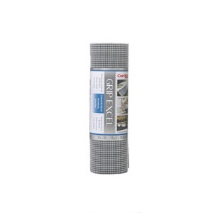 Con-Tact Brand Excel Grip Non-Adhesive Shelf Liner - Alloy Gray (12"x10'): Drawer & Cabinet Liners, Kitchen Storage - 1 of 4