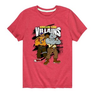 Boys' - Teenage Mutant Ninja Turtles - Chillin Like Villains Short Sleeve Graphic T-Shirt - 1 of 4