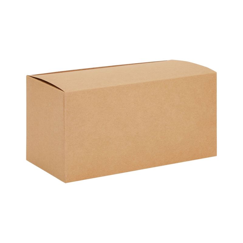 Juvale 20 Pack 9 x 4.5 x 4.5 Inch Brown Gift Boxes with Lids, Brown Paper Tumbler Box for Present Wrapping, Shipping, Party Favors, Business Supplies, 5 of 9