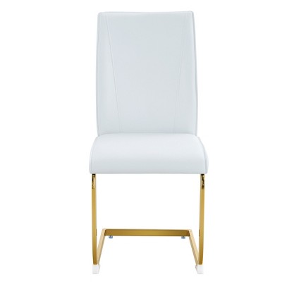 Ridstar 4 Piece Arch Dining Chairs, Armless Chair For Dining Room-White