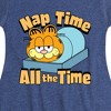 Girls' - Garfield - Nap Time All The Time Fit & Flair Cap Sleeve Graphic Dress - 2 of 3
