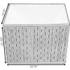 Vintiquewise Beige Foldable Decorative Storage Box for Living Room, Bedroom, Dining, Playroom or Office - 4 of 4