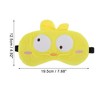 Unique Bargains Soft Cartoon Sleep Mask Duck Yellow 1 Pc - 4 of 4