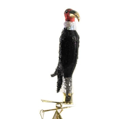 Morawski 4.25 In Vulture Clip On Ornament Halloween Bird Tree Ornaments
