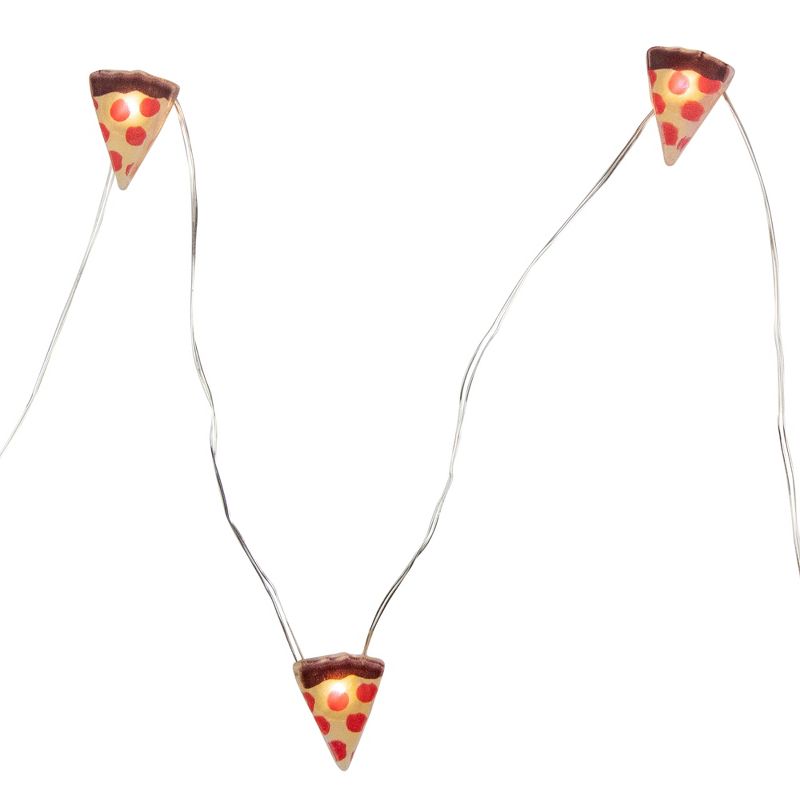 Northlight 10-Count LED Pizza Fairy Lights - Warm White, 4 of 5