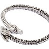 Expandable Adjustable Bracelet, Silver Tone Stretch Jewelry for Women with Symbolic Charm - 2 of 4