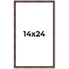 PosterPalooza | 14x24 Bamboo Picture Frame, UV Acrylic, 4 Finishes - Brown, Black, Gold, and Natural - 2 of 4