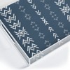 Sheila Wenzel-Ganny Minimal Blue Mudcloth 15.5" x 12" Acrylic Tray - Deny Designs - 4 of 4