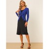 INSPIRE CHIC Women's Tie Front Long Sleeve Crop Ruffle Knit Cardigan Sweaters - 2 of 4