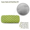 Majestic Home Goods,Bolster Pillow Polka Dot (Small) - 2 of 4