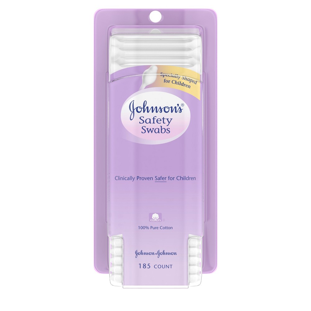 Johnson's Safety Ear Swabs for Babies & Kids' - 185ct