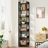 Tribesigns 78.7" Narrow Bookshelf, 7-Tier Freestanding Book Display Rack Case - 2 of 4