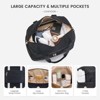 Large Women Travel Duffle Bag - Carry on Overnight Bag with Shoe Compartment and Toiletry Bag - 4 of 4