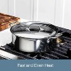 All-Clad D3 3-Ply Stainless Steel Stockpot 6 Quart Induction Oven Broiler Safe 600F Pots and Pans, Cookware Silver - 4 of 4