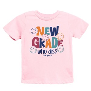 The Juniper Shop SmileyWorld New Grade Who Dis? Youth Short Sleeve Tee - 1 of 4