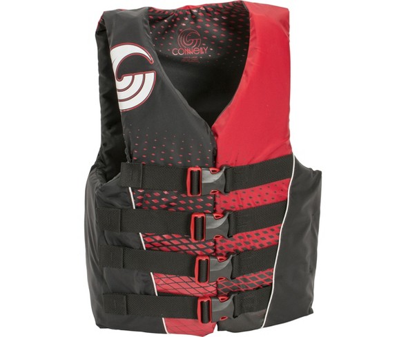 Cwb Tunnel 4 Belt Men’S 2Xl Nylon Coast Guard Approved Life Jacket Vest, Red
