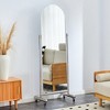 Glasflength Full Length Mirrors Full Body Mirror with Pulley, Bedroom Foyer, Clothing Store Floor Standing Mirror, Silver 23.6"*15.3"*65.3" - image 4 of 4