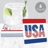 Big Dot of Happiness Stars & Stripes - Memorial Day, 4th of July and Labor Day USA Patriotic Party Decorations - Drink Coasters - Set of 6 - 2 of 4