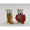 Kevins Gift Shoppe Ceramic Lady Chef Salt and Pepper Shakers - image 2 of 4