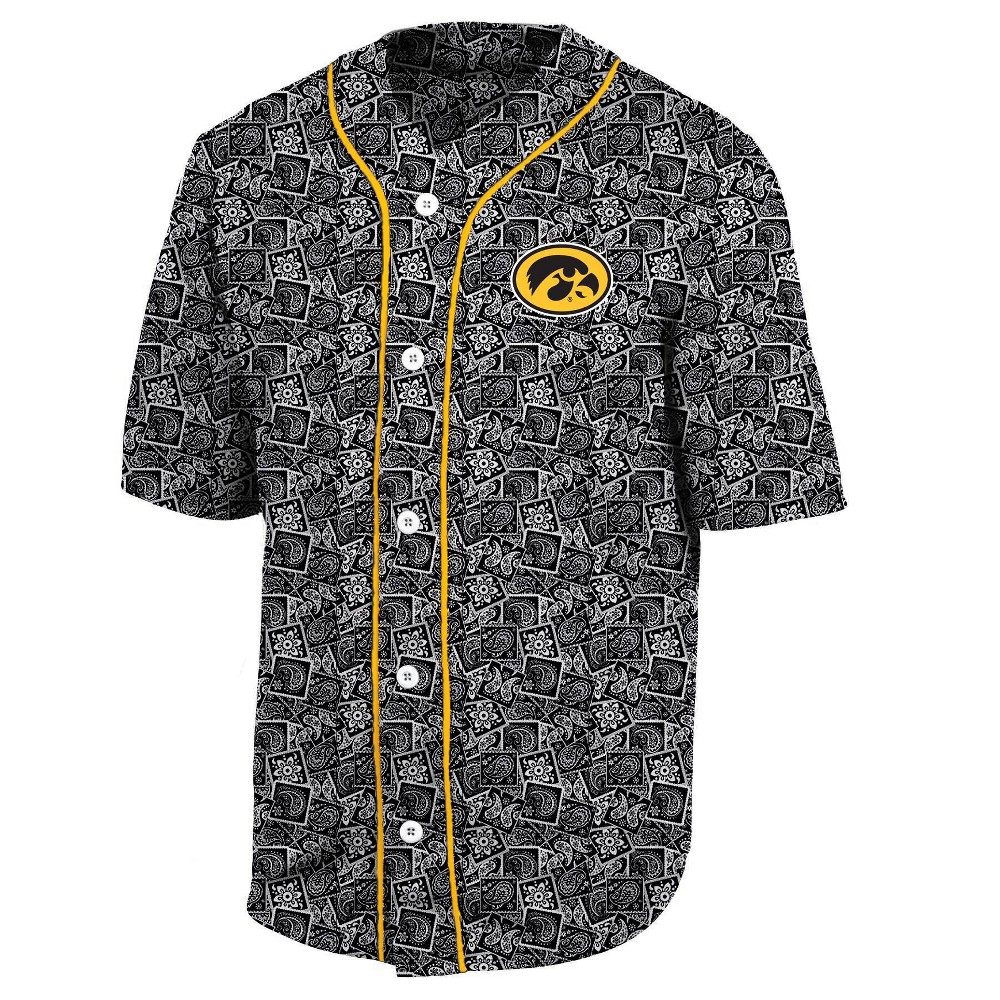 NCAA Iowa Hawkeyes Men's Baseball Jersey - XXL