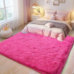 LOVEVOOK 5x7 Feet Area Rugs for Living Room Bedroom, Non-Slip Fluffy Soft Shag Rug, Plush Carpet for Home Dorm Decor Aesthetic - 1 of 4