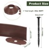 Unique Bargains Flexible Durable Maintenance-Free DIY Landscape Edging 1 Pc - 2 of 4