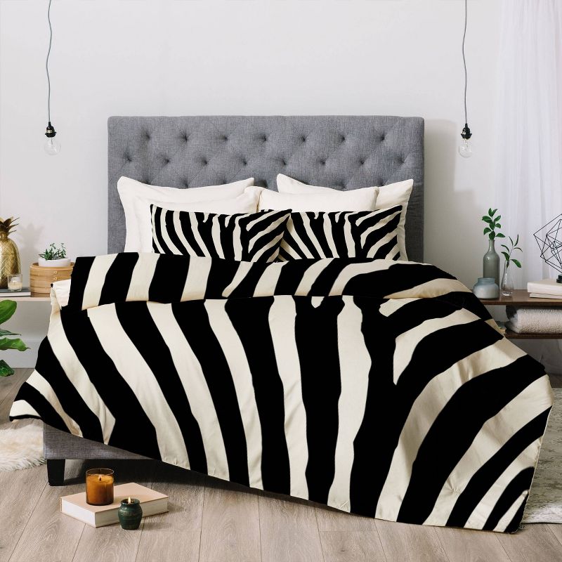 Natalie Baca Zebra Stripes Comforter Set, 5 of 9