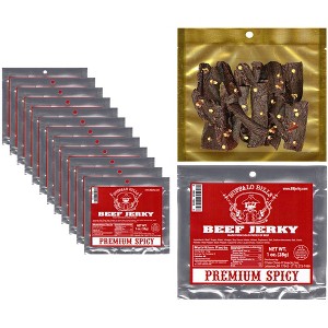 Buffalo Bills 1oz Premium Spicy Beef Jerky Packs 12-Count (spicy beef jerky made from top round) - 1 of 4