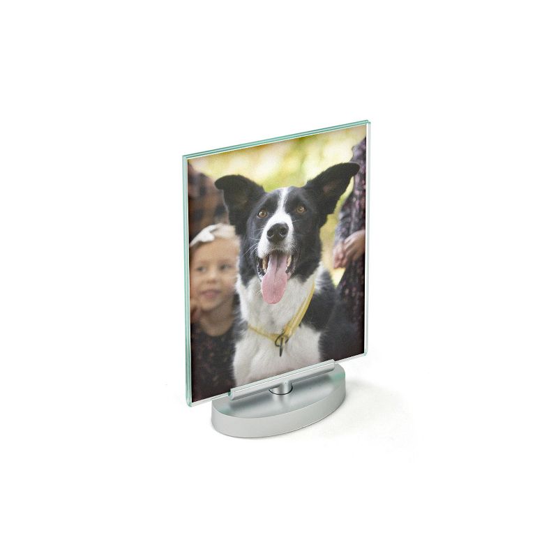 Azar Displays Two-Sided Revolving Acrylic Sign Holder Frame 5"W X 7"H, 2 of 6
