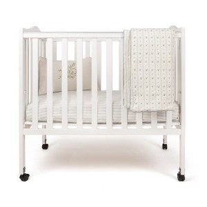 Ely's & Co. - Linear Floral/Berry Leaf Crib Bedding Set - 1 of 4