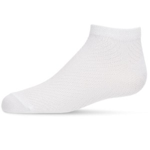 Memoi Pointelle Cotton Blend Super Soft Anklet Sock - 1 of 3