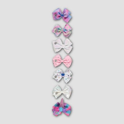 Girls' Nickelodeon 7 Day Bow Hair Clip Set