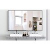 NicBex 36x24 Inch Modern Bathroom Mirror for Wall, Aluminum Framed Vanity Mirror, Hangs Horizontally or Vertically for Living Room Bedroom - 2 of 4