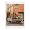 Ninasclicks Rome cute van with lots of flowers Art Print and Hanger - Society6 - 2 of 2