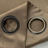RT Designer Collection Nancy Grommet Luxurious Modern Design Curtain Panel 54" x 95" Taupe - 4 of 4